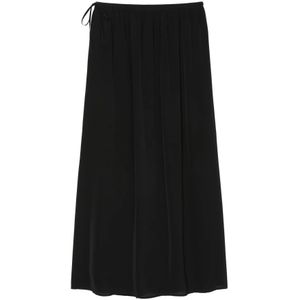 Marc O'Polo, Rokken, Dames, Zwart, XS, Wijde maxi rok