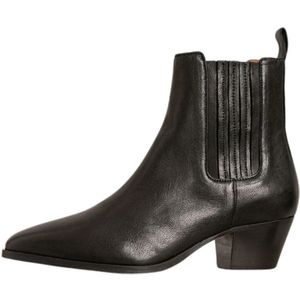Maison Toufet, Schoenen, Dames, Zwart, 40 EU, Leer, Handgemaakte Leren Laarzen uit Portugal