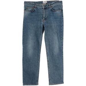 Acne Studios Pre-owned, Pre-owned Cotton jeans Blauw, Dames, Maat:M