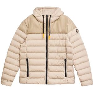 Sundek, Jassen, Heren, Beige, M, Polyester, Heren Puffer Jas