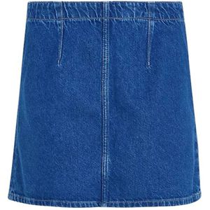 Calvin Klein, A-Lijn Denim Mini Rok Blauw, Dames, Maat:W27