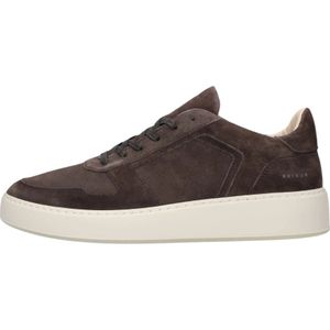 Nubikk, Schoenen, Heren, Bruin, 42 EU, Suède, Bruine Suède Lage Sneakers