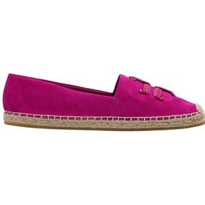 Tory Burch, Logo Suede Espadrilles Roze, Dames, Maat:38 EU