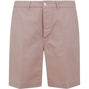 Nine In The Morning, Roze Chino Bermuda Shorts Roze, Heren, Maat:W33