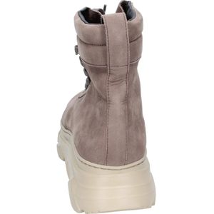 Stokton, Schoenen, Dames, Beige, 37 EU, Leer, Nubuck Leren Enkellaarzen Vrouwen