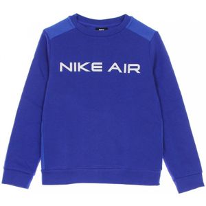 Nike, Air Crew Kinder Sweatshirt Blauw, Heren, Maat:S