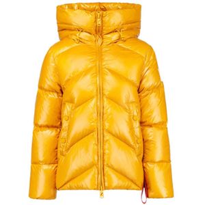 Afterlabel, Jassen, Dames, Geel, M, Gouden Jen voor de Winter