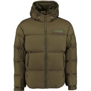 Tommy Hilfiger, Mw 0Mw 32786 RBN Jas Groen, Heren, Maat:L