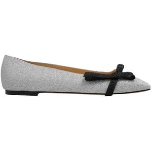 Jimmy Choo, Ballerina`s Grijs, Dames, Maat:37 EU