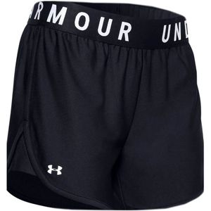 Under Armour, Comfortabele Shorts met Handige Zakken Zwart, Dames, Maat:L