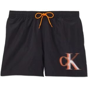 Calvin Klein, Badkleding, Heren, Zwart, XL, Polyester, Heren Zwembroek - Lente/Zomer Collectie