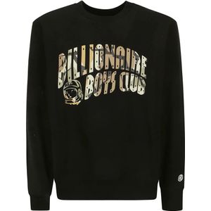 Billionaire Boys Club, Sweatshirts & Hoodies, Heren, Zwart, M, Camo Arch Logo Sweatshirt