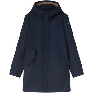 add, Regenbestendige Parka Blauw, Heren, Maat:M