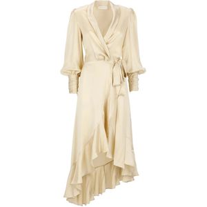 Zimmermann, Party Kleedjes Beige, Dames, Maat:XS