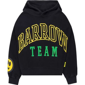Barrow, Sweatshirts & Hoodies, unisex, Zwart, S, Katoen, Vintage Logo Hoodie