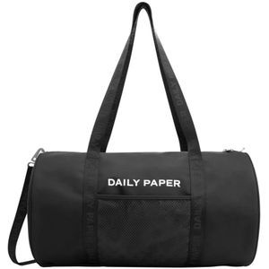 Daily Paper, 2024 ss 24 eduffel tas in zwart Zwart, Heren, Maat:ONE Size