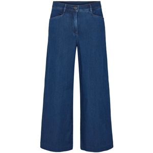 LauRie, Jeans, Dames, Blauw, 6Xl, Katoen, Wide Jeans
