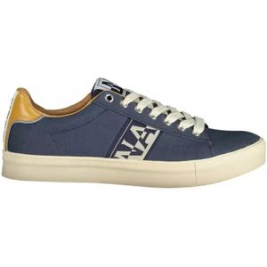 Napapijri, Schoenen, Heren, Blauw, 40 EU, Polyester, Blauwe Sneaker - Polyester