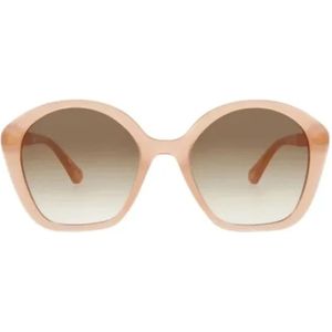 Chloé Pre-owned, Pre-owned, Dames, Roze, ONE Size, Pre-owned Plastic sunglasses