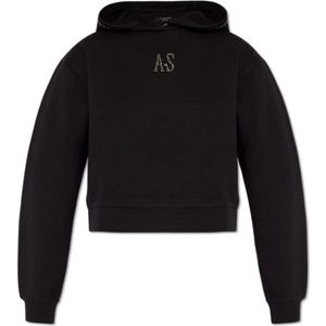 AllSaints, Schorpioen hoodie Zwart, Dames, Maat:L