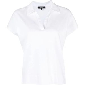 Fay, Polo Shirts Wit, Dames, Maat:S