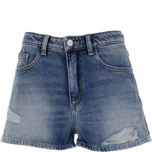 Icon Denim, Korte broeken, Dames, Blauw, W27, Denim, Denim Shorts