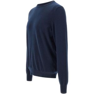 Gran Sasso, Truien, Heren, Blauw, 3Xl, Kasjmier, Kasjmier Coltrui Trui Navy Blauw