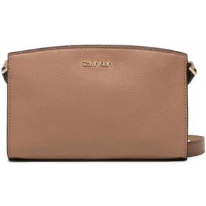 Calvin Klein, Klassieke Borse Tas Beige, Dames, Maat:ONE Size