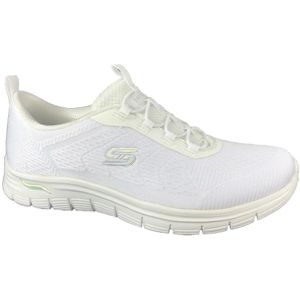 Skechers, Loafer Schoenen 104377 Wit, Dames, Maat:39 EU