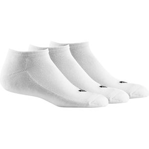 Adidas, Trefoil Liner Socks 3 Stuks Wit, unisex, Maat:M