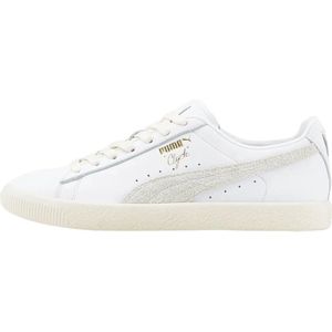 Puma, Clyde Base Sneakers voor Heren Wit, Heren, Maat:45 EU