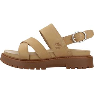 Timberland, Flat Sandalen Bruin, Dames, Maat:39 EU