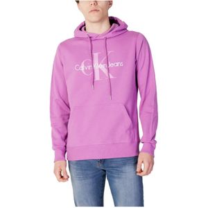Calvin Klein Jeans, Sweatshirts & Hoodies, Heren, Paars, S, Katoen, Seasonal Monogram RE J30J320805
