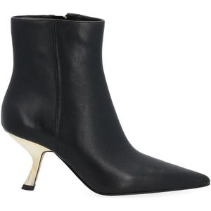 Michael Kors, Schoenen, Dames, Zwart, 36 EU, Luna Bootie Damesmode Enkellaars