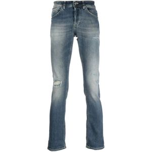 Dondup, Jeans, Heren, Blauw, W33, George 800 Broek