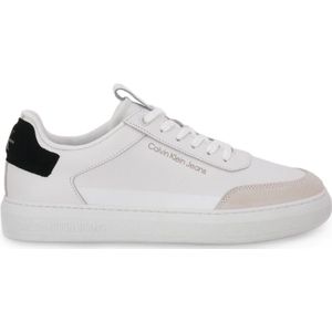 Calvin Klein, Schoenen, Heren, Wit, 44 EU, Casual High Sneakers voor Heren