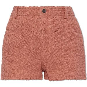 Iro, Korte broeken, Dames, Roze, M, Tweed, Tweed shorts