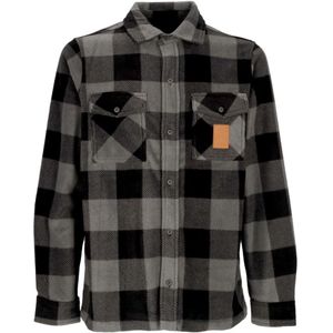 Etnies, Overhemden, Heren, Veelkleurig, XL, Woodsman Fleece Longsleeve Shirt