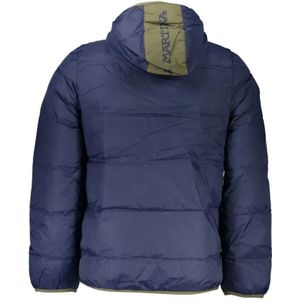 La Martina, Jassen, Heren, Blauw, M, Blauwe Lichtgewicht Hoodie Jas