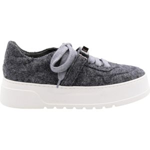 Laura Bellariva, Schoenen, Dames, Grijs, 39 EU, Stijlvolle Sneaker met Sierlijk Detail