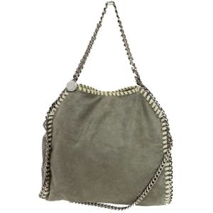 Stella McCartney Pre-owned, Pre-owned, unisex, Grijs, ONE Size, Polyester, Pre-owned Polyester handbags
