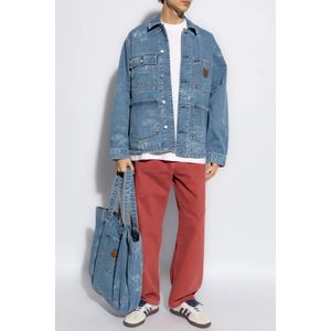 Carhartt Wip, Jassen, Heren, Blauw, M, Denim, Denim jas