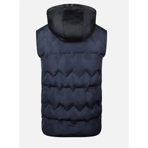 Radical, Jassen, Heren, Blauw, M, Polyester, Blauwe Bodywarmer met Afneembare Capuchon