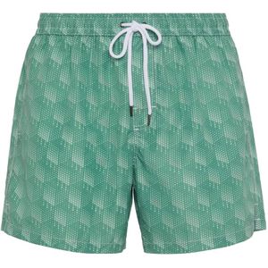 Boggi Milano, Badpak met polka dot-print Groen, Heren, Maat:M