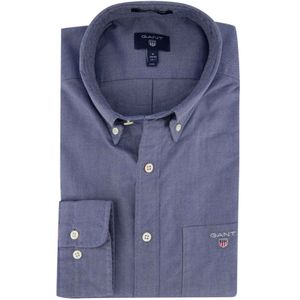 Gant, Casual overhemd Blauw, Heren, Maat:L