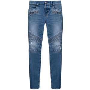 Balmain, Jeans, Heren, Blauw, W29, Slim-fit jeans