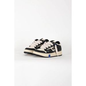 Represent, Schoenen, Heren, Zwart, 42 EU, Nylon, Leren Sneakers met Nylon Inzetstukken