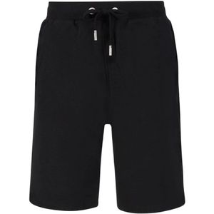 Ami Paris, Korte broeken, Heren, Zwart, XS, Zwarte Shorts voor een Stijlvolle Look