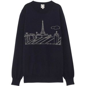 Ines De La Fressange Paris, Truien, Dames, Blauw, L, Wol, Paris Merino Wool Jumper