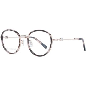 Swarovski, Accessoires, Dames, Roze, ONE Size, Ronde Metalen Optische Brillen in Roségoud